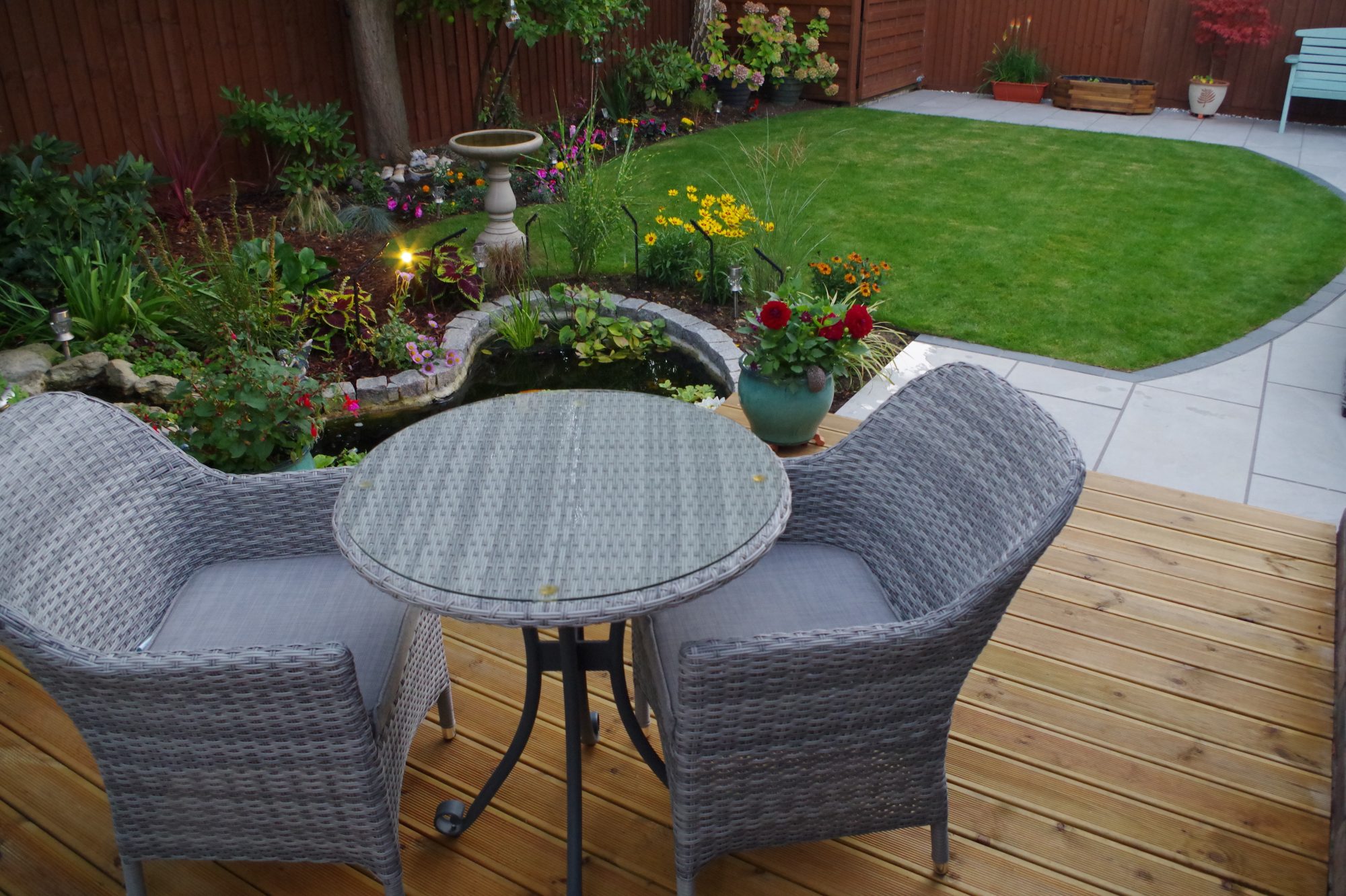 Patio and garden